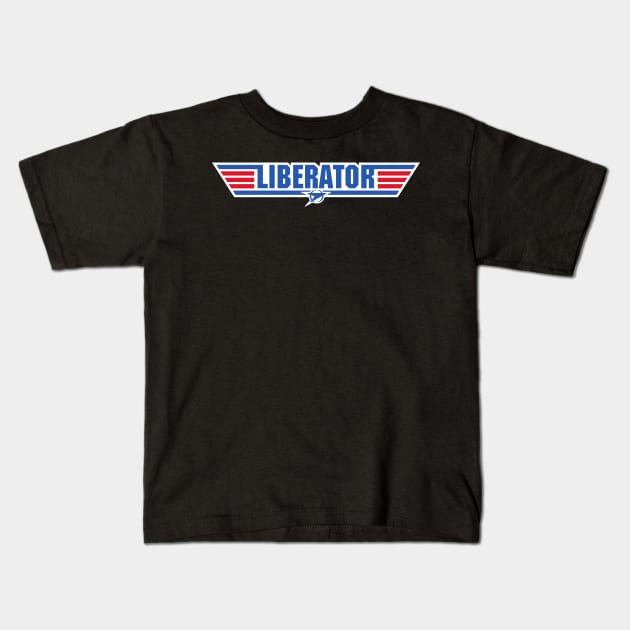 top gun liberator blake's 7 Kids T-Shirt by synaptyx